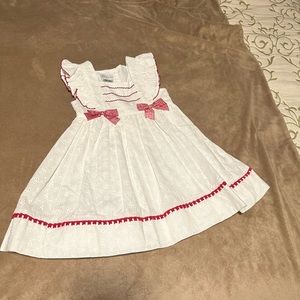 Bonnie Jean white eyelet dress 3T